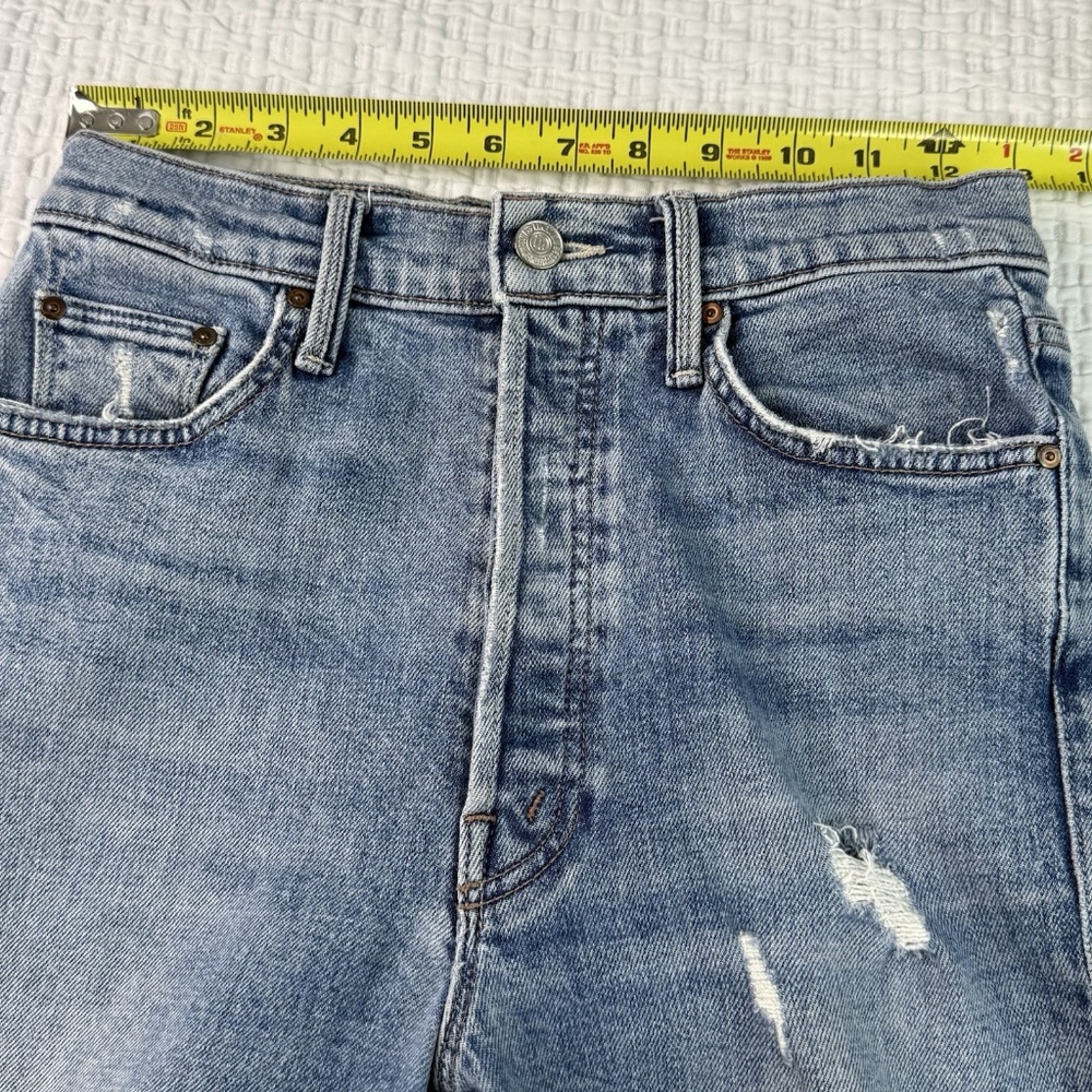Mother Superior The Tripper 20 Minutes of Fame Light Wash Denim Jeans Size 26 - Picture 8 of 16